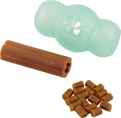 Show full view: Starmark Crunching Multiball Treat Dispensing Tough Dog Toy, Medium slide 4 of 12