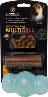 Show full view: Starmark Crunching Multiball Treat Dispensing Tough Dog Toy, Medium slide 5 of 12