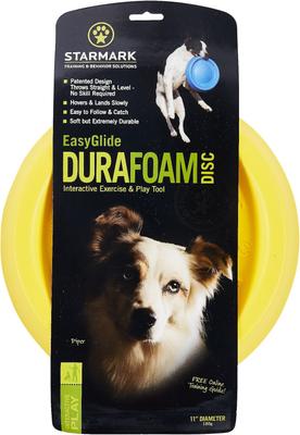 Show full view: Starmark Easy Glide DuraFoam Flying Disc Dog Toy, Color Varies, 11-in slide 5 of 9