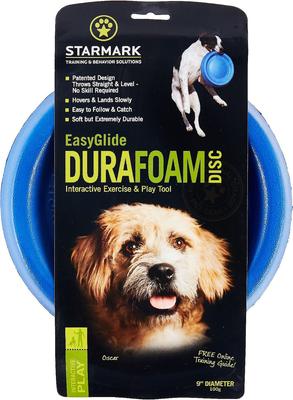 Show full view: Starmark Easy Glide DuraFoam Flying Disc Dog Toy, Color Varies, 9-in slide 5 of 9