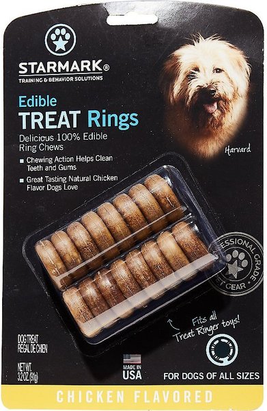 Show full view: Starmark Edible Rings 1" Dog Treats, 16 count slide 3 of 7