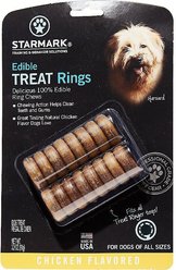 Starmark Edible Rings 1" Dog Treats, 32 count bundle