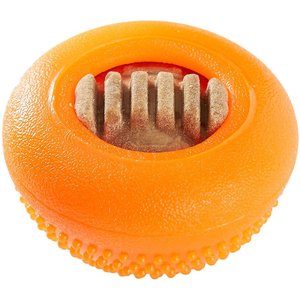 Starmark Everlasting Bento Ball with Dental Treat Tough Dog Chew Toy, Medium