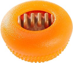 Starmark Everlasting Bento Ball with Dental Treat Tough Dog Chew Toy, Small