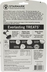 Starmark Everlasting Chicken Flavored Dental Dog Treats, Large, 2 count slide 2 of 7