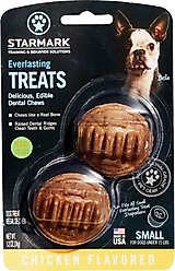 Starmark Everlasting Chicken Flavored Dental Dog Treats, Small, 12 count bundle