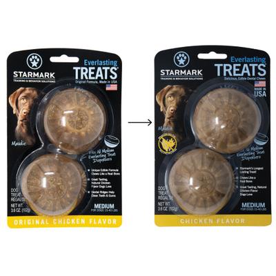 Show full view: Starmark Everlasting Chicken Flavored Dog Treats, Medium, 2 count slide 3 of 10