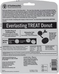 Starmark Everlasting Donut Tough Treat Dispenser Dog Toy, Large slide 2 of 3