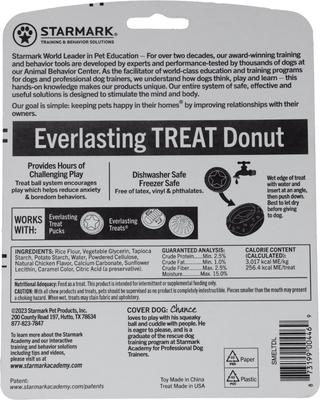 Show full view: Starmark Everlasting Donut Tough Treat Dispenser Dog Toy, Large slide 3 of 5