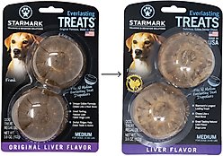 Starmark Everlasting Liver Flavored Dental Dog Treats, Medium, 2 count slide 2 of 7