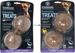 Starmark Everlasting Liver Flavored Large Dental Dog Treats, 2 count slide 2 of 7