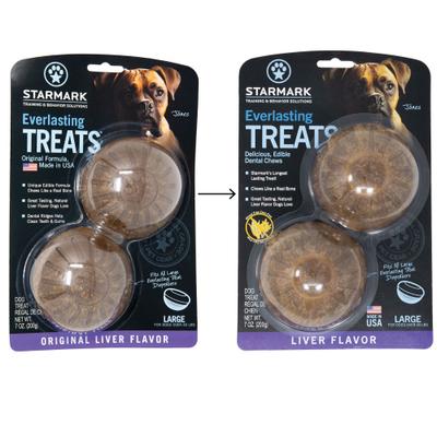 Show full view: Starmark Everlasting Liver Flavored Large Dental Dog Treats, 2 count slide 3 of 9