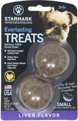 Starmark Everlasting Liver Flavored Small Dental Dog Treats, 2 count