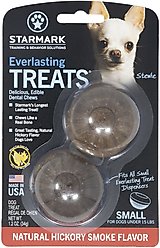 Starmark Everlasting Natural Hickory Smoke Flavored Dental Dog Treats, Small, 2 count