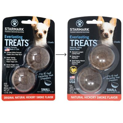 Show full view: Starmark Everlasting Natural Hickory Smoke Flavored Dental Dog Treats, Small, 2 count slide 3 of 9