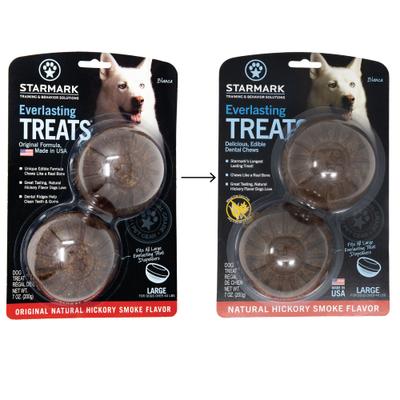 Show full view: Starmark Everlasting Natural Hickory Smoke Flavored Large Dental Dog Treats, 2 count slide 3 of 10
