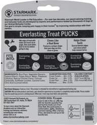 Starmark Everlasting Puck Large Chicken Flavor Adult Dental Dog Chews, 5.8-oz bag slide 2 of 4