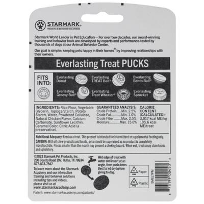 Show full view: Starmark Everlasting Puck Medium Chicken Flavor Adult Dental Dog Chews, 2.4-oz bag slide 3 of 5