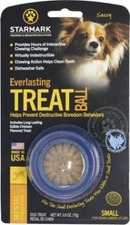 Starmark Everlasting Treat Ball Tough Dog Chew Toy, Small