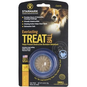 Starmark Everlasting Treat Ball Tough Dog Chew Toy, Small