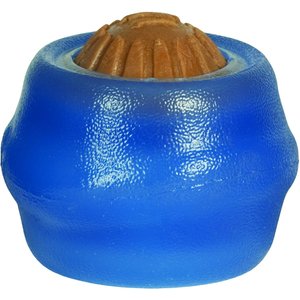 Starmark Everlasting Treat Ball with Dental Treat Tough Dog Chew Toy, Large