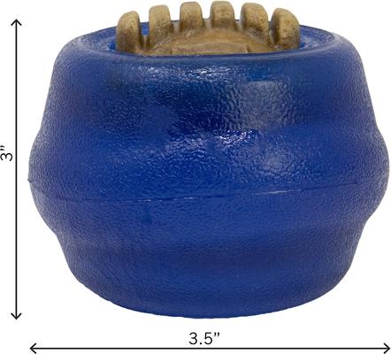 Show full view: Starmark Everlasting Treat Ball with Dental Treat Tough Dog Chew Toy, Medium slide 2 of 9