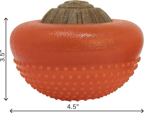 Show full view: Starmark Everlasting Treat Bento Ball Tough Dog Chew Toy, Large + Starmark Everlasting Chicken Flavored Large Dental Dog Treats, 2 count slide 3 of 8