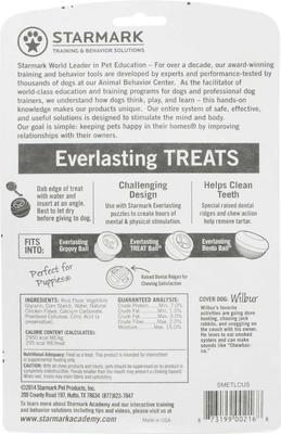 Show full view: Starmark Everlasting Treat Bento Ball Tough Dog Chew Toy, Large + Starmark Everlasting Chicken Flavored Large Dental Dog Treats, 2 count slide 7 of 8
