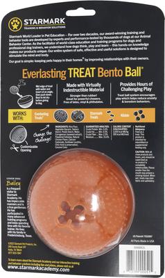 Show full view: Starmark Everlasting Treat Bento Ball Tough Dog Chew Toy, Large slide 3 of 11