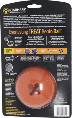 Show full view: Starmark Everlasting Treat Bento Ball Tough Dog Chew Toy, Medium slide 4 of 12