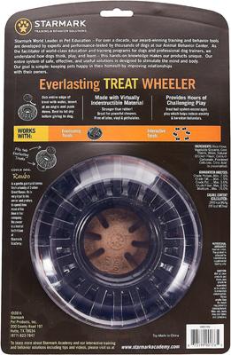 Show full view: Starmark Everlasting Treat Wheeler Tough Dog Chew Toy, Large slide 5 of 9