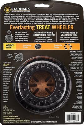 Show full view: Starmark Everlasting Treat Wheeler Tough Dog Chew Toy, Medium slide 5 of 9