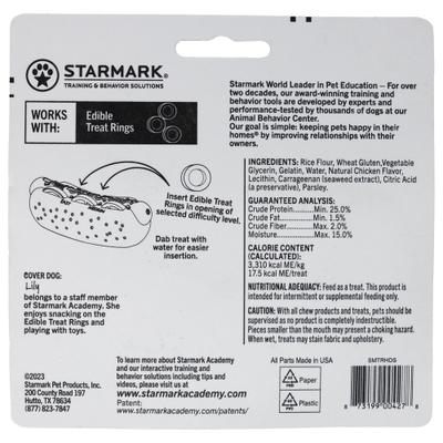 Show full view: Starmark Ringer Hot Dog Tough Treat Dispenser Dog Toy, Small slide 2 of 4