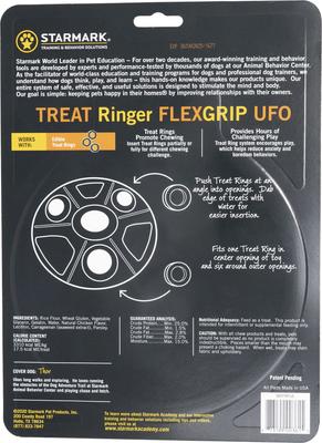 Show full view: Starmark Ringer UFO Tough Treat Dispenser Dog Toy, Large slide 2 of 3