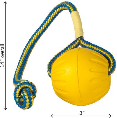 Show full view: Starmark Swing 'n Fling DuraFoam Ball Dog Toy, Medium slide 3 of 7