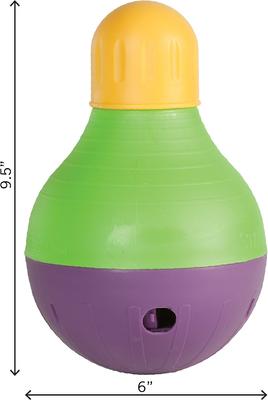 Show full view: Starmark Treat Dispensing Bob-a-Lot Dog Toy, Large slide 2 of 9