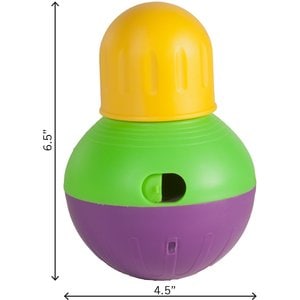 Starmark Treat Dispensing Bob-a-Lot Dog Toy, Small