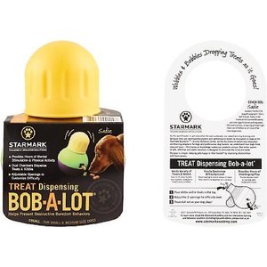 Starmark Treat Dispensing Bob-a-Lot Dog Toy, Small