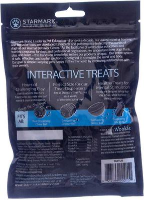 Show full view: Starmark Treat Dispensing Chew Ball Tough Dog Toy, Large + Starmark Interactive Dog Treats, 5.5-oz bag slide 7 of 9