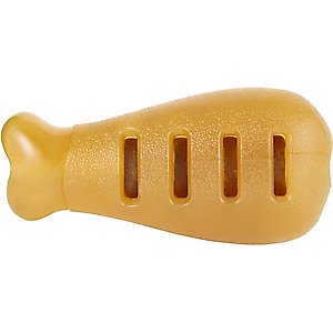 Starmark Treat Ringer FlexGrip Turkey Leg Tough Dog Chew Toy, Medium