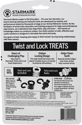 Starmark Twist & Lock Large Chicken Flavor Adult Dental Dog Chews, 5.6-oz bag slide 2 of 4