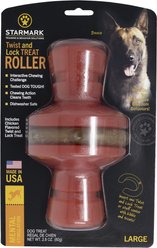Starmark Twist & Lock Roller Tough Treat Dispenser Dog Toy