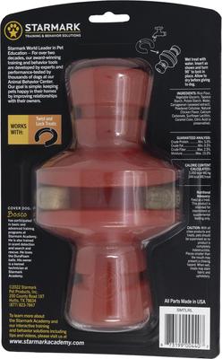 Show full view: Starmark Twist & Lock Roller Tough Treat Dispenser Dog Toy slide 2 of 4