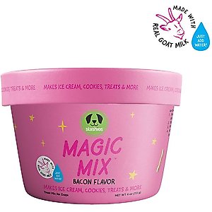 Stashios Magic Mix High-Protein Bacon Flavor with Goat Milk Baking Mix Dog Treat, 4-oz jar