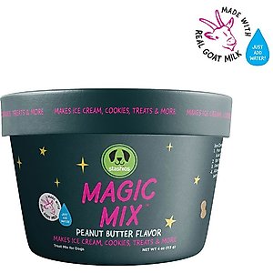 Stashios Magic Mix High-Protein Peanut Butter Flavor with Goat Milk Baking Mix Dog Treat, 4-oz jar