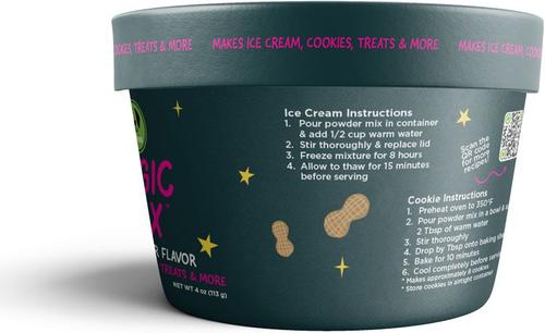 Show full view: Stashios Magic Mix High-Protein Peanut Butter Flavor with Goat Milk Baking Mix Dog Treat, 4-oz jar slide 4 of 8