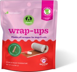 Stashios Wrap-Ups Bacon Pill Wrapper Dog & Cat Treat, 30 count