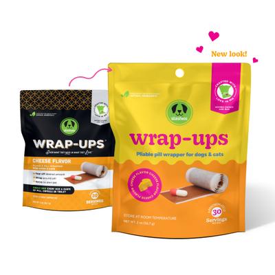 Show full view: Stashios Wrap-Ups Cheese Pill Wrapper Dog & Cat Treat, 30 count slide 8 of 9