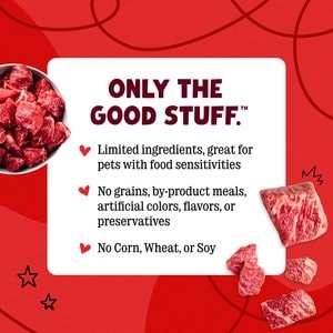 Stella & Chewy's Beef Wild Weenies Freeze-Dried Raw Dog Treats, 3.25-oz bag
