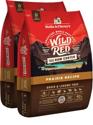 Stella & Chewy's Wild Red Raw Coated Kibble Grain-Free Prairie Recipe Dry Dog Food, 42-lb bundle